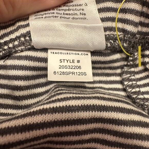 NWT Tea Collection Black Stripe Leggings - Picture 4 of 5